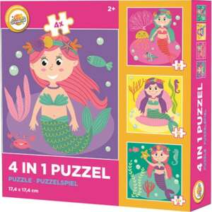 Sellők 4 az 1- ben puzzle készlet 41603469 
