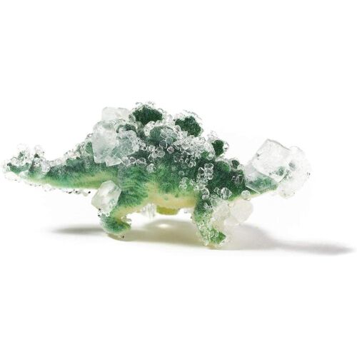 A Piatnik - Titokzatos Kristályvilág kristálynövesztő készlettel növesztett kristályokkal borított dinoszaurusz