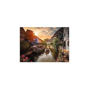 Puzzle Trefl Premium Plus 1000 piese, Photo Odyssey, Micul Veneția, Franța, 10816, arătând puzzle-ul finalizat - Trefl Puzzle
