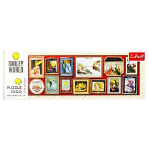 Puzzle panoramic Trefl 1000 piese - Smiley World (29053) 128954320 - Trefl Puzzle