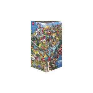 Heye 2000 db-os Triangular puzzle - Mozgalmas hétvége (29930) 128956622 - Heye