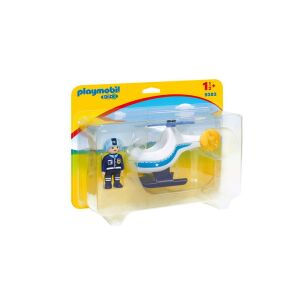 Playmobil 1.2.3 - Rendőrségi kishelikopter játékszett (9383) 128958198 - Playmobil 1-2-3