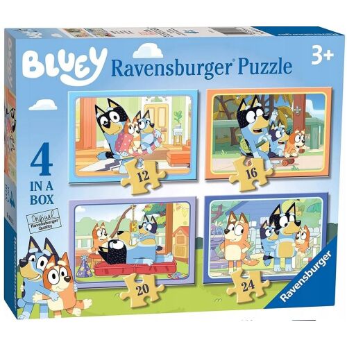 Ravensburger 4 az 1-ben puzzle (12,16,20,24 db-os) - Bluey (03111) 161061033 - Ravensburger