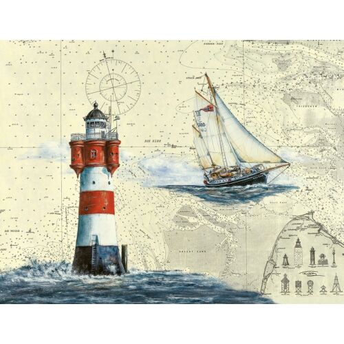 Ravensburger Romantischer Leuchtturm 2000-teiliges Puzzle Bild