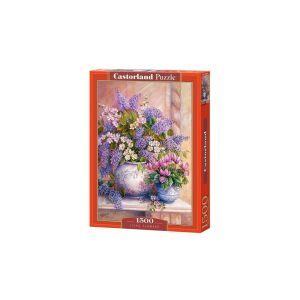 Castorland 1500 db-os puzzle - Lila virágok (C-151653) 128959333 - Castorland Puzzle