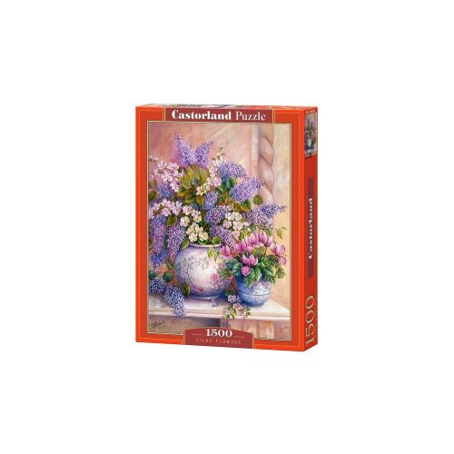 Castorland 1500 db-os puzzle - Lila virágok (C-151653) 128959333