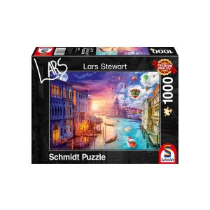 Schmidt 1000 db-os puzzle - Night and Day - Venice, Lars Stewart (59906) 128960701 - Schmidt