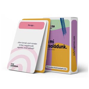Eufória - a mi családunk wersja dla dorosłych gra karciana pudełko i karty - Gra karciana