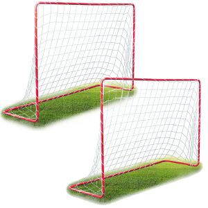 NeoSport 2db nagyméretű Focikapu 183x122x61cm - Piros 128974129