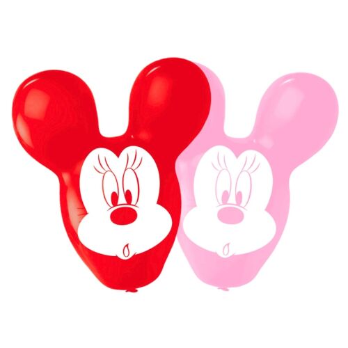 Set mit 4 riesigen Latexballons, Modell Minnie Mouse, Amscan, 56 cm 128975586