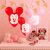 Set mit 4 riesigen Latexballons, Modell Minnie Mouse, Amscan, 56 cm 128975586