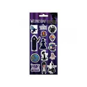 Luna: Wednesday 3D pufi matrica szett 10x22cm íven 128975947 - Luna