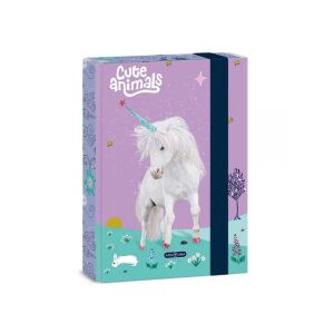 Ars Una: Cute Animals Unicorn A/5 füzetbox 128976005 - Füzetbox