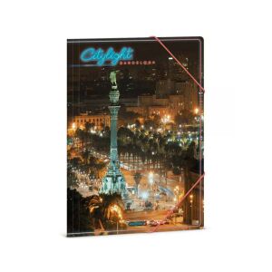 Ars Una: Citylight Barcelona A/4 gumis dosszié 128976398 - Irattartó mappa