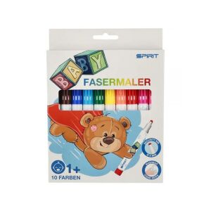 Spirit: Színes bébi 10db-os kimosható filctoll szett 128976838 - Rajzeszköz