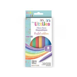 The Littles: Pasztell színek 8db-os vékony hegyű filctoll szett 128976982 - Rajzeszköz