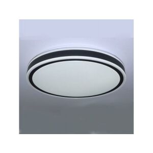 Modee kerek mennyezeti LED lámpa fekete kerettel és távirányítóval - Modee