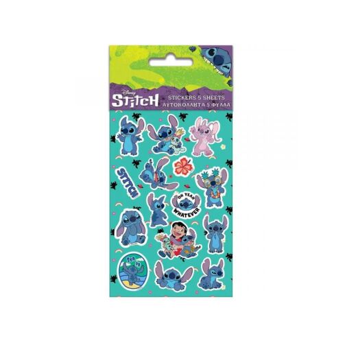 Luna: Lilo és Stitch matrica szett 8x12cm-es íven 128976999 - Luna
