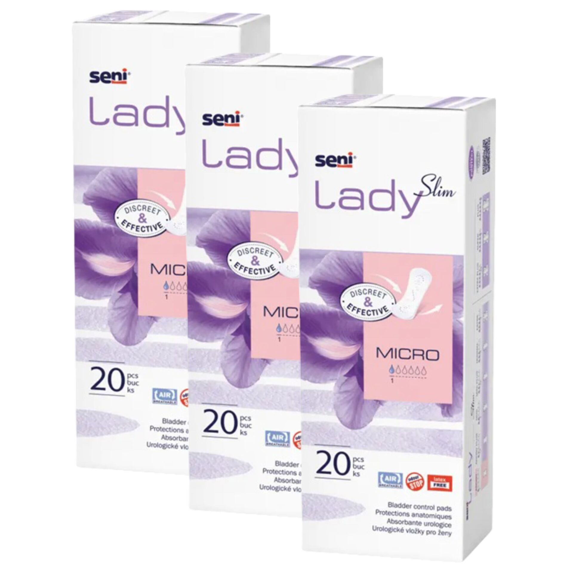 E-shop Inkontinenčné vložky Seni Lady Slim Micro 3x20ks