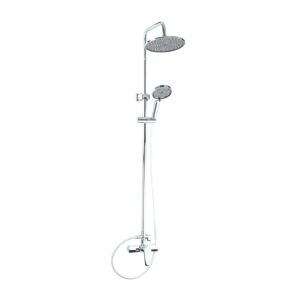 Смесител Zegor Chrome с главен душ и глава за ръчен душ - EDN16-B166 128984450