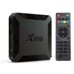 X96Q Android TV Box, urządzenie do strumieniowego przesyłania 4K, odtwarzacz multimedialny, z pilotem - Odtwarzacz multimedialny