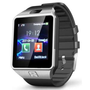 Inteligentné hodinky v maďarskej farbe Smart Watch DZ09 Silver