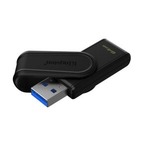 Kingston DataTraveler Exodia S 64GB USB 3.2 Gen 1 pendrive - Fekete - Kingston