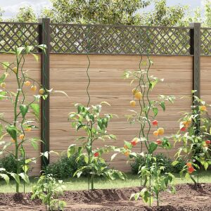 vidaXL Suporturi spiralate pentru plante 20 pcs Verde 170 cm 128995568 - Suporturi și țăruși pentru plante