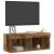 TV Fali Szekrény LED Világítással 2 db Régi Fa 80x30x30 cm 128997464