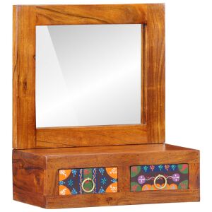 Fali Szekrény 40x20x50 cm Tömör Akác 129017262 - Faliszekrény