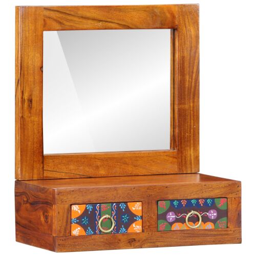 Fali Szekrény 40x20x50 cm Tömör Akác 129017262