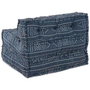 Modular Puff Indigo 70x70x54 Textil 141527331 - Lábtartó, puff