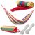 Single Garden Hammock #yellow-red 98459407