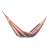 Single person hammock, red, yellow, green, blue stripes, outdoor relaxation