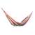 Single person hammock, red, yellow, green, blue stripes, outdoor relaxation