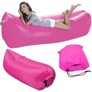 Air Lazy Bag pumpa nélkül felfújható matrac, 220cm x 70cm, rózsaszín 41696060 