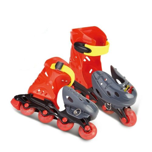 G21 játék - Görkorcsolya állítható mérettel 7" - 8,5" piros és szürke 129084401