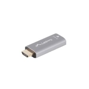 Lanberg AD-HD-DP-01 video átalakító kábel 0 M HDMI A-típus (Standard) DisplayPort Ezüst 129085984 - DisplayPort átalakító