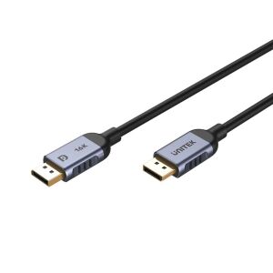 UNITEK C1626GY01-2M DisplayPort 2.1 Black Fekete, Szürke 129086109 - Unitek