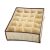 Praktikus Beige 16-Compartment Drawer Organizer for Underwear and Socks