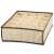 Beige 16-compartment underwear organizer for drawer, 38 cm x 28 cm x 10 cm