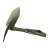 Folding shovel, pickaxe, saw, camping shovel, military shovel, survival shovel, green, 62 cm, unfolded