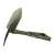Folding shovel, pickaxe, saw, camping shovel, military shovel, survival shovel, green, 62 cm, unfolded