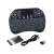 Wireless mini keyboard with touchpad and backlight, black, with battery, cable and receiver