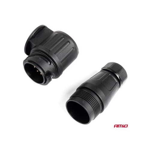 Autostecker für Anhänger 13-polig Kunststoff, Amio 136050447