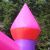 Close-up of Pepita Castle inflatable bouncy house tower