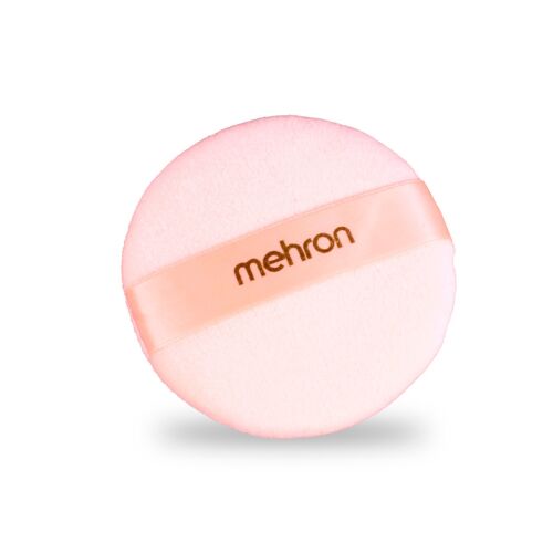 Mehron Puff Applikátor, kerek rózsaszín smink szivacs szalaggal 