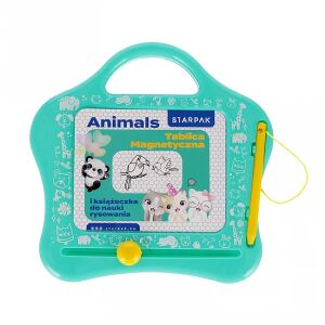 Állatos mágneses rajztábla és színező 129093831 - Starpak