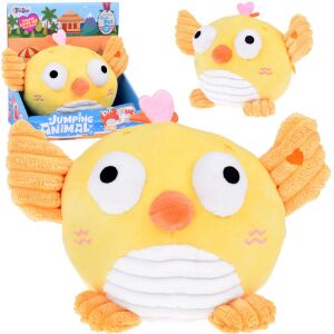 Jucărie de Pluș Animal, Pasăre Galbenă, Interactivă, Cântă, Vibrează, Repetă Sunete, Colaj - Plușuri interactive