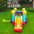 AirMyFun Pepita Car Inflatable Bouncer with Slide and blower in garden